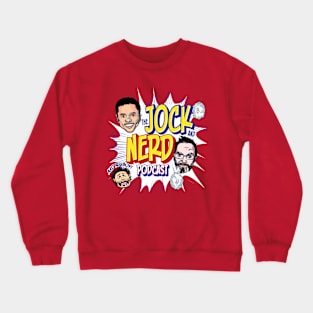 Jock and Nerd Podcast Logo Crewneck Sweatshirt